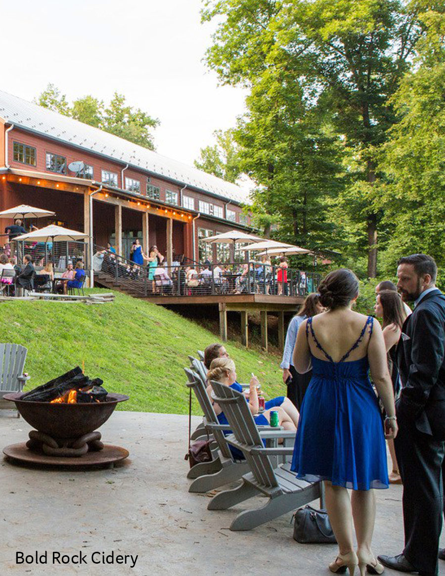 bold rock hard cidery in nellysford, va